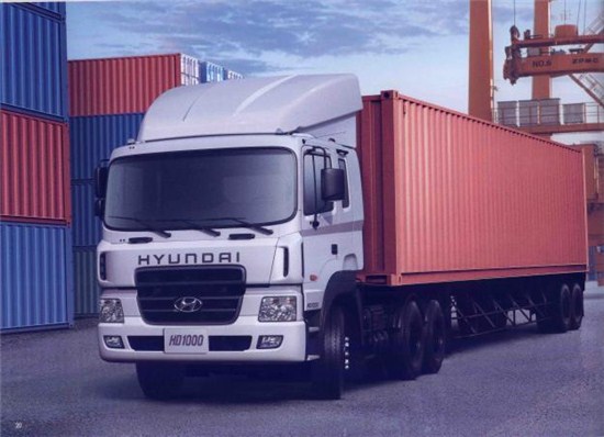 Vận tải đường bộ bằng xe container